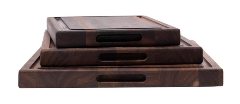 Woodsea Butcher Groove M - Diófa Vágódeszka lécsatornával 50x38 cm 1208971535