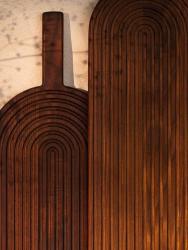 Woodsea Rainbow Ash M - Esztergált Rainbow vágó- és szolgálódeszka 485x185 mm 1208971563