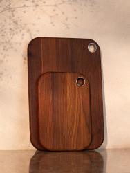 Woodsea Waterless L - Hőkezelt fa nedvességálló vágódeszka 46x33 cm 1208971567