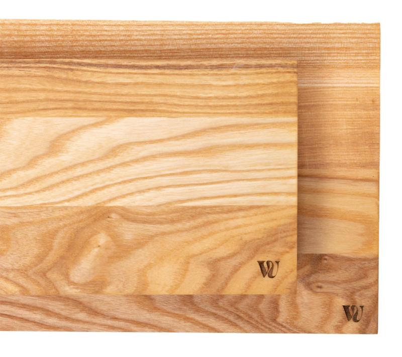 Woodsea Sushi S- Tölgyfa Sushi deszka diófa lábakkal 30x12 cm 1208971584