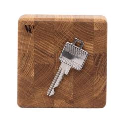 Woodsea End Grain Oak - Tölgyfa kulcstartó 9x9 cm 1208971600