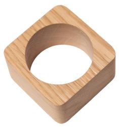 Woodsea Szalvétagyűrű Tölgy - Tölgyfa Szalvétagyűrű 5x5 cm 2 darab 1208971602