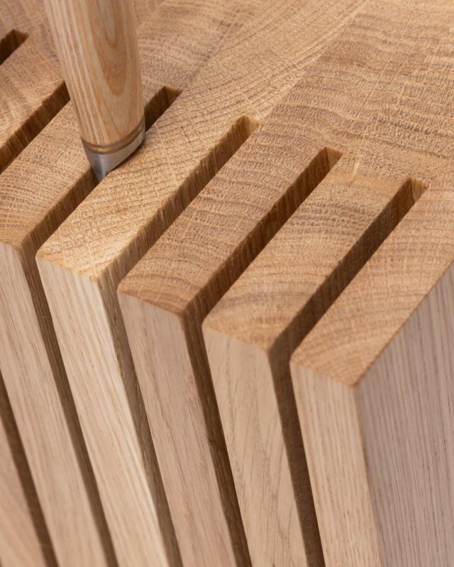 Woodsea Block Oak S - Tölgyfából készült Kés Tartó Blokk 13x8 cm 1208971617