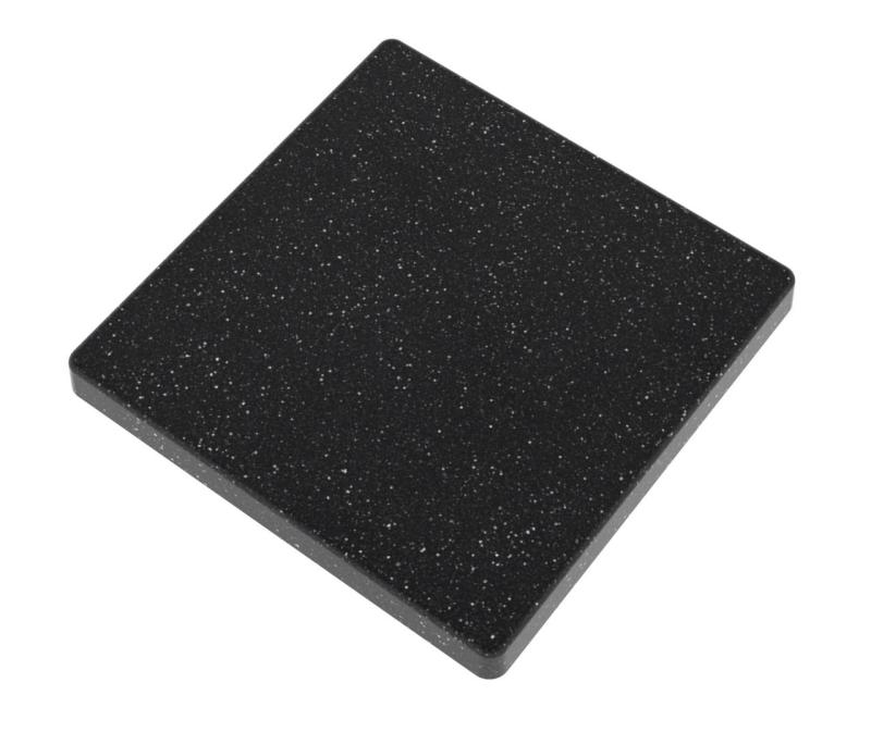 Graniteland Seta Granit fekete márvány Keménykő Felépített mosogató 80x50 cm 1208971619