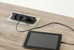 SOFT kihúzható tápcsatlakozó, tápkábel 1,5 m