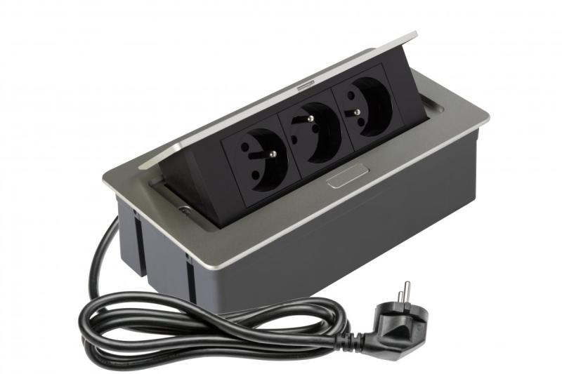 SOFT kihúzható tápcsatlakozó, tápkábel 1,5 m