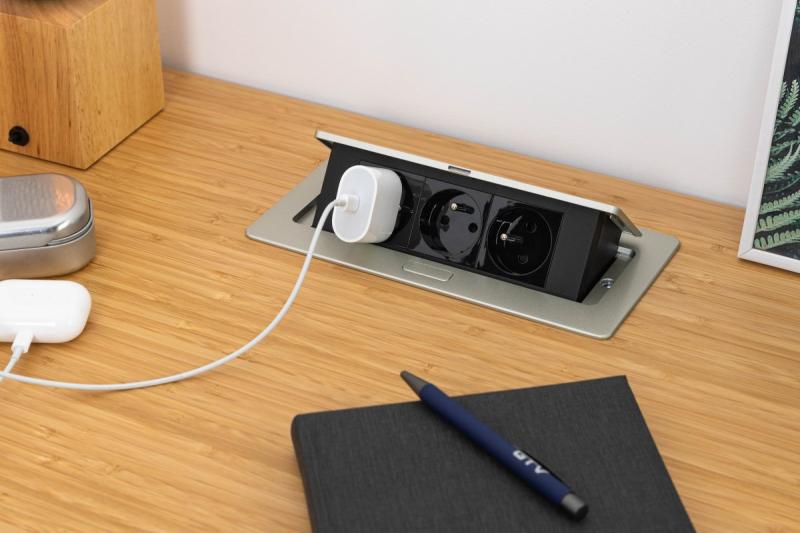 SOFT kihúzható tápcsatlakozó, tápkábel 1,5 m