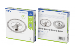 LED kert-park lámpa ORLANDO, 50 W, 5000 lm, 4000K, AC180-250V, IP65