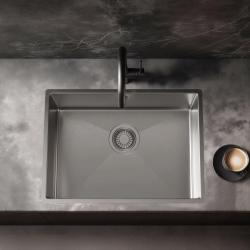 Pure.Sink Luxion Rozsdamentes acél mosogató 50x40 cm, alulról szerelhető, síkba építhető és felülről szerelhető  PLX5040-02