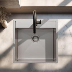 Pure.Sink Luxion Rozsdamentes acél mosogató 51x50 cm Tapwing csaplyukkal PLX5150T-02