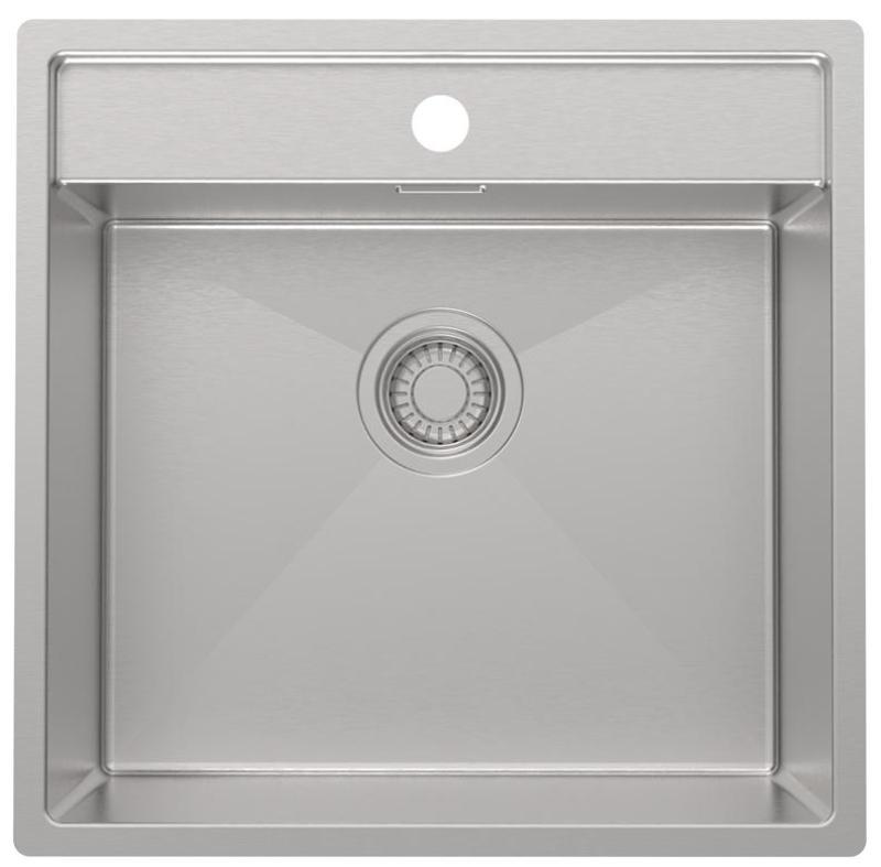 Pure.Sink Luxion Rozsdamentes acél mosogató 51x50 cm Tapwing csaplyukkal PLX5150T-02