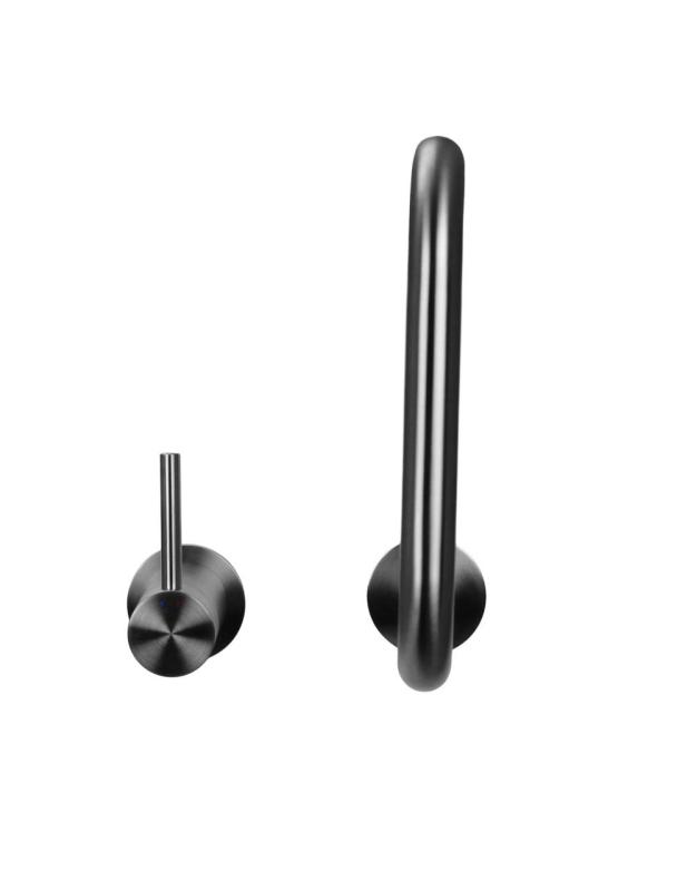 Pure.Sink Luxion 2 lyukas, masszív rozsdamentes acél konyhai csaptelep U alakú kifolyóval PLX2HU-02