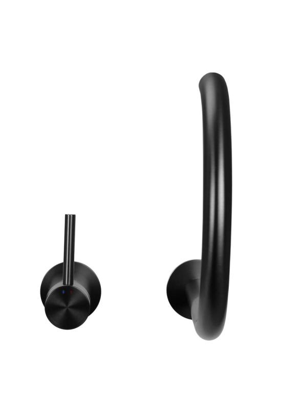 Pure.Sink Luxion 2 lyukú Gun metal konyhai csaptelep kerek kifolyóval PLX2HR-61