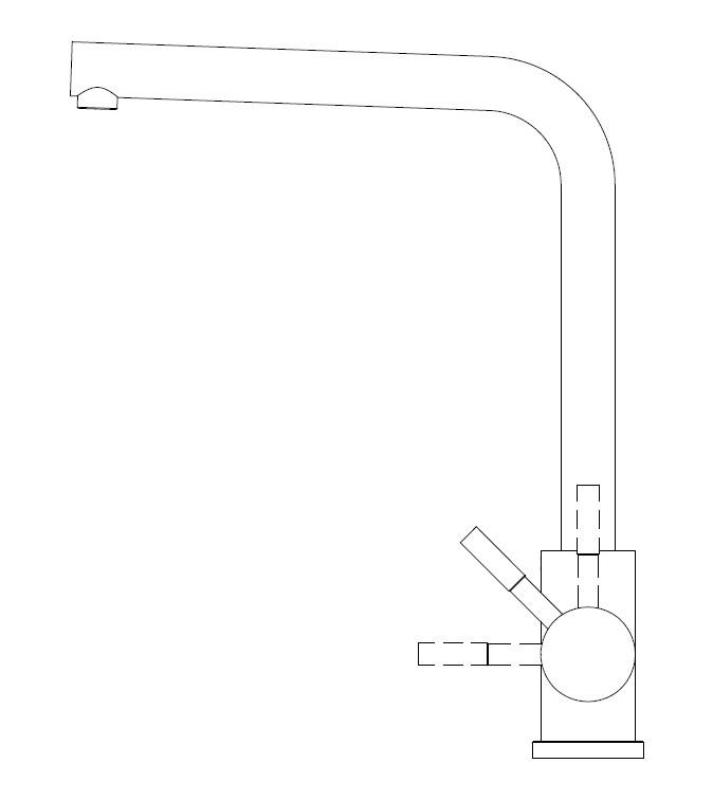 Pure.Sink Elite Steel Spark konyhai csaptelep PVD réz PS8040-62