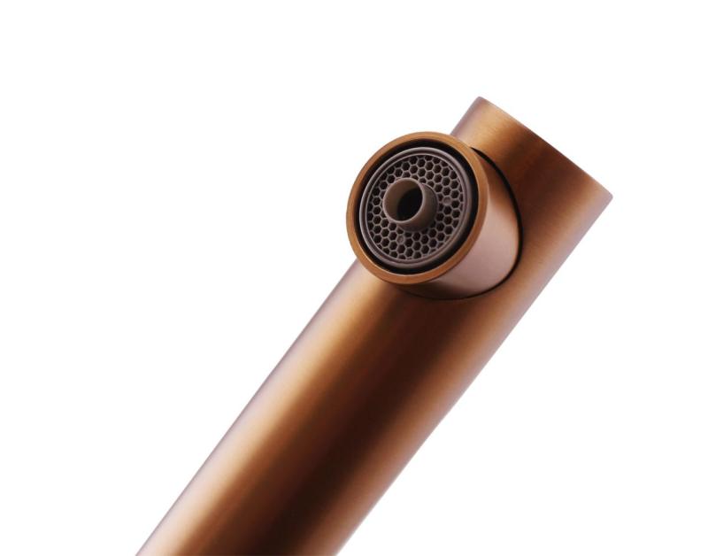 Pure.Sink Elite Acél Clear-S PVD fegyverfém 3-utas Konyhai csaptelep Kihúzható Kifolyóval és Szűrt Vízzel PS8120-61