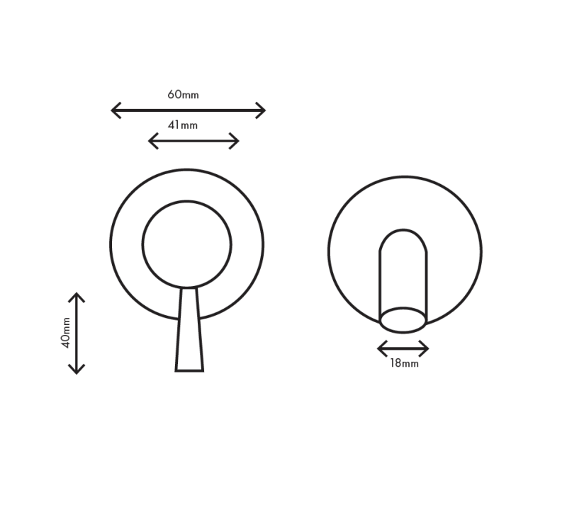 MURO TUA falba építhető mosdócsaptelep króm M1.AB1.2.CR