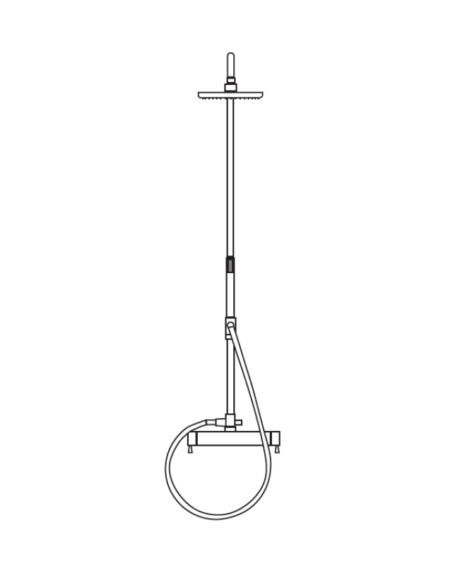 MURO TUA zuhanykabin esőzuhannyal, króm M1.B11.CR
