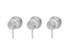 MURO TUA falba építhető csaptelep 2 zárócsappal, króm M1.B34.R.CR