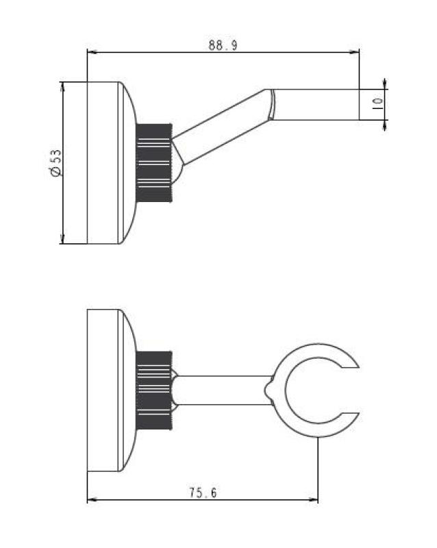 Aquanello Heritage Collection Klasszikus kézi zuhanytartó króm CR-9003-HC