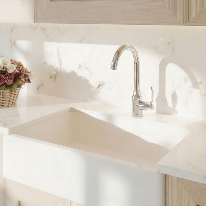 Aquanello Heritage Manor Klasszikus konyha – nosztalgikus konyhai csaptelep, króm CR-9001-HM