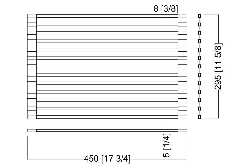 Ausmann Mosel Kombinált szett PVD réz mosogató 50x40 cm konyhai csapteleppel, szappanadagolóval és szőnyeggel 1208972563