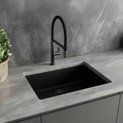 Ausmann Alira Gun metal konyhai csaptelep rugalmas kifolyóval 1208972567