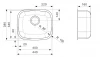 Reginox L18 3440 OKG Gepolijst RVS Spoelbak vlakbouw B2811LLU06GDS